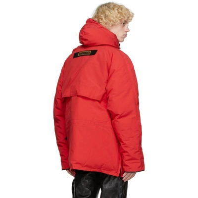 Y/project Red Canada Goose Edition Down Constable Parka | ModeSens