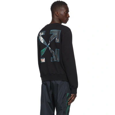 Shop Off-white Black Caravaggio Painting Sweatshirt