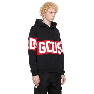 Shop Gcds Black Band Logo Hoodie