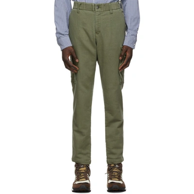 Shop Adidas X Human Made Khaki Hm 5p Cargo Pants In Olive