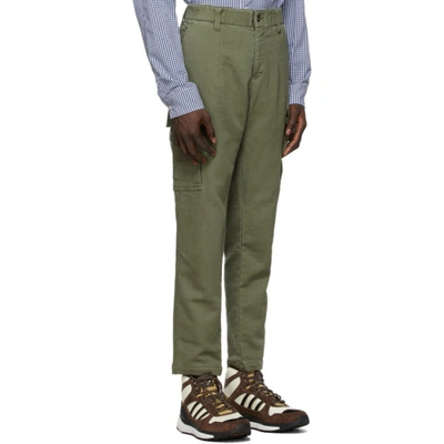 Shop Adidas X Human Made Khaki Hm 5p Cargo Pants In Olive