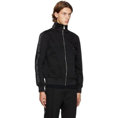 Shop Alyx Black Track Top-1 Jacket In Blk0001 Bla