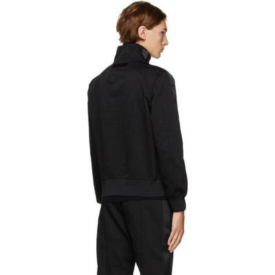 Shop Alyx Black Track Top-1 Jacket In Blk0001 Bla