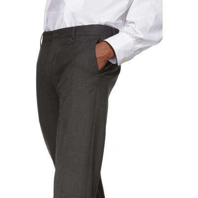 Shop Random Identities Grey Wool Classic Trousers