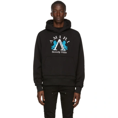 Shop Amiri Black Beverly Hills Hoodie