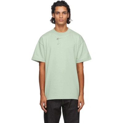 Shop Jacquemus Green Le T-shirt Olive T-shirt In Light Green