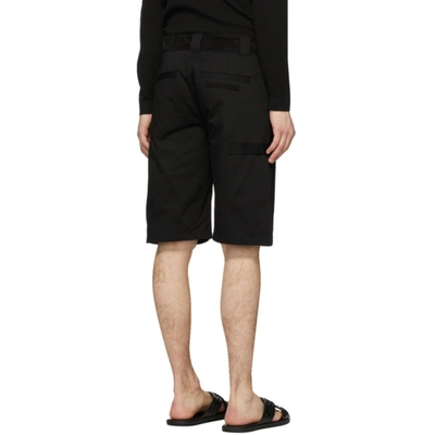Shop Fendi Black Bermuda Shorts In F0qa1 Black