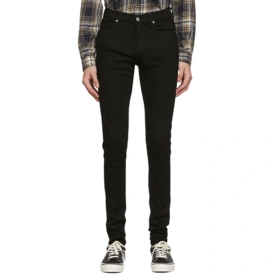 Shop Frame Black Jagger True Skinny Jeans In Noir