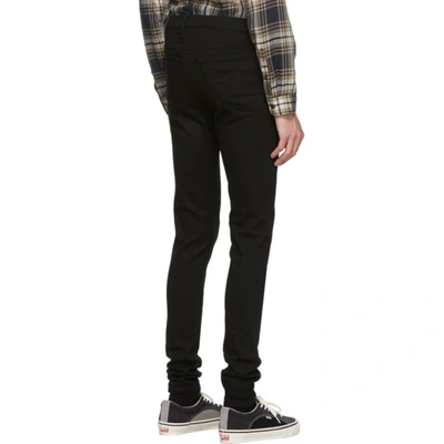 Shop Frame Black Jagger True Skinny Jeans In Noir