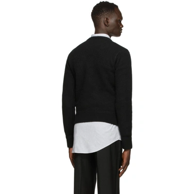 Shop Ader Error Black Teit Sweater