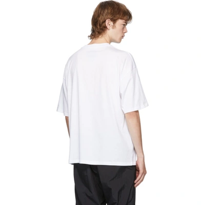 Shop Opening Ceremony White Figures Print T-shirt In Optic White