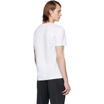 Shop Dolce & Gabbana White Essential Logo Patch T-shirt In W0800 Bianc