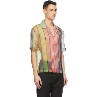 Shop Deveaux Multicolor Organza Market Bag Shirt