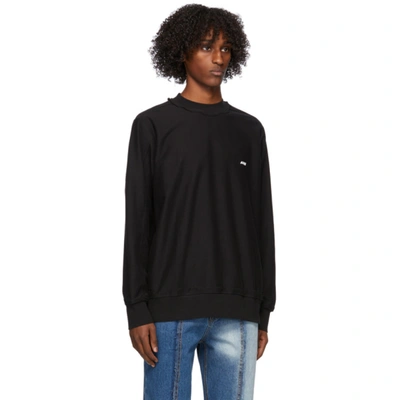 Shop Ader Error Black Logo Long Sleeve T-shirt