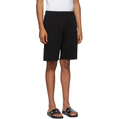 Shop Off-white Black Stencil Arrows Logo Shorts