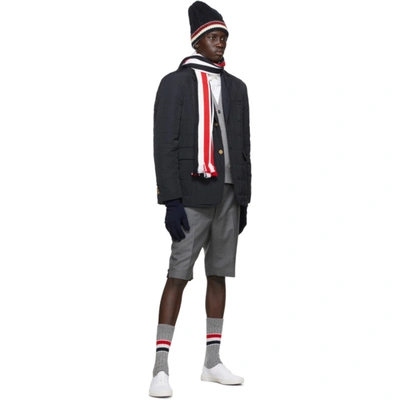 Shop Thom Browne Online Exclusive Grey Super 120s Wool Twill Classic Shorts In 035 - Med G