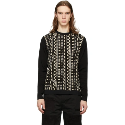 Shop Fendi Black ' Laser' Sweater In F19os Black