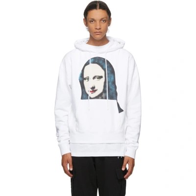 Shop Off-white White Monalisa Pivot Hoodie