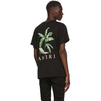Shop Amiri Black Banana Tree T-shirt