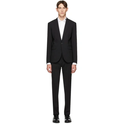 Shop Dsquared2 Black Wool Tokyo Fit Suit In 900 Black