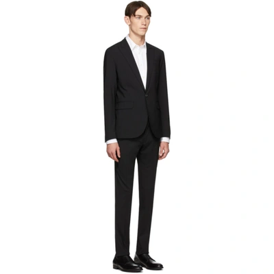 Shop Dsquared2 Black Wool Tokyo Fit Suit In 900 Black