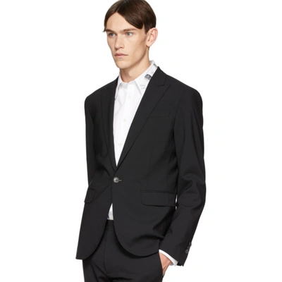 Shop Dsquared2 Black Wool Tokyo Fit Suit In 900 Black