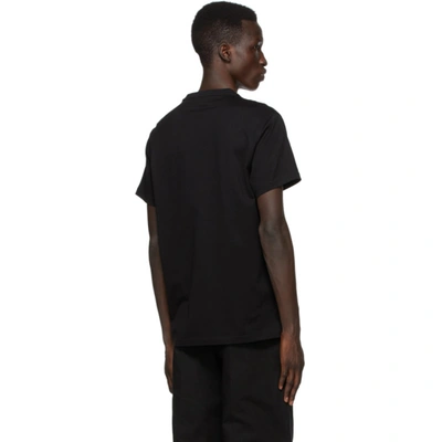 Burberry Black Tb Monogram New Parker T-shirt In Black