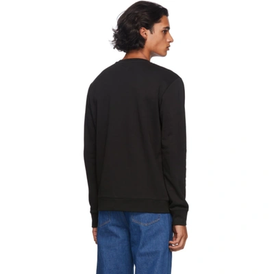 Shop Apc A.p.c. Black Gaby Sweatshirt In Lzz Noir