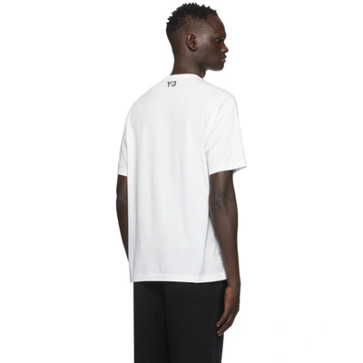 Shop Y-3 White Ch1 Gfx T-shirt In Core White
