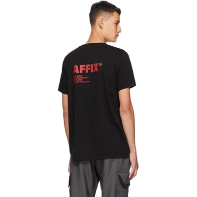 Shop Affix Black Standardized Logo T-shirt
