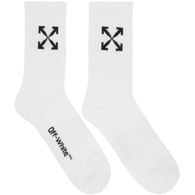Shop Off-white White Arrows Sport Socks
