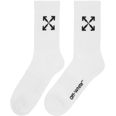 Shop Off-white White Arrows Sport Socks