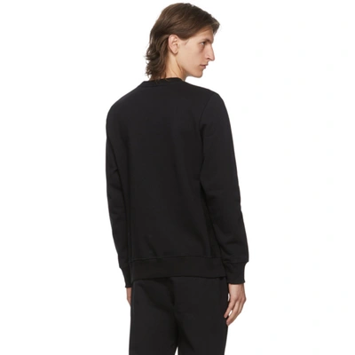 Shop Ps By Paul Smith Black Zebra Sweatshirt In 79 Black