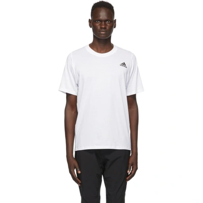 Shop Adidas Originals White Freelift Sport Prime T-shirt