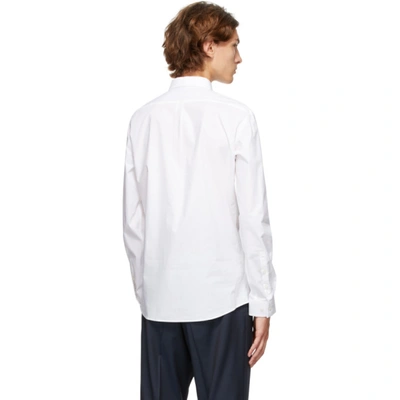 Shop Hugo White Ero3 Slim Fit Shirt In 199 Opwht
