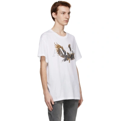 Shop Amiri White Eagle T-shirt