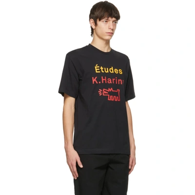 Shop Etudes Studio Black Keith Haring Edition Wonder Barking Dog T-shirt