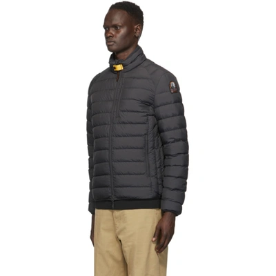Shop Parajumpers Black Down Ugo Lightweight Jacket In 541 Black