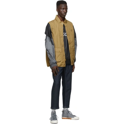 Shop Adidas X Human Made Khaki Inflatable Vest