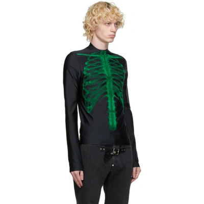 Shop Sankuanz Black Skeleton Long Sleeve T-shirt