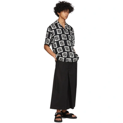 Shop Sasquatchfabrix . Black Hakama Trousers In 01 Blk