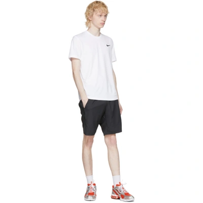 Shop Nike White Dri-fit Tennis T-shirt In 100 White/w