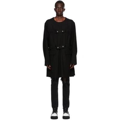 Shop Takahiromiyashita The Soloist Black Medical Jacket