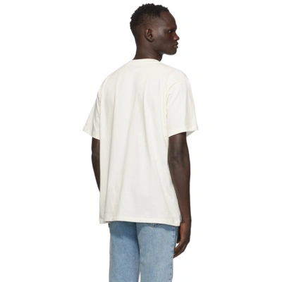 Shop Gucci Off-white Disk Print Oversize T-shirt In 9101 Snltcb