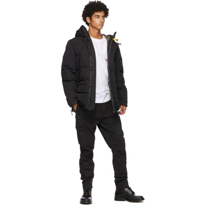 Shop Parajumpers Ssense Exclusive Black Down Marcus Jacket In 541 Black