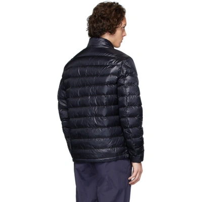 Shop Moncler Navy Down Petichet Jacket In 776 Navy