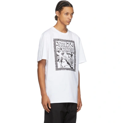 Shop Stella Mccartney White Carbot Print T-shirt