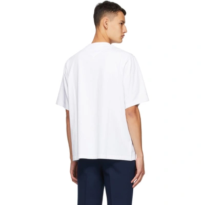 Shop Kenzo White Logo T-shirt In 1 White