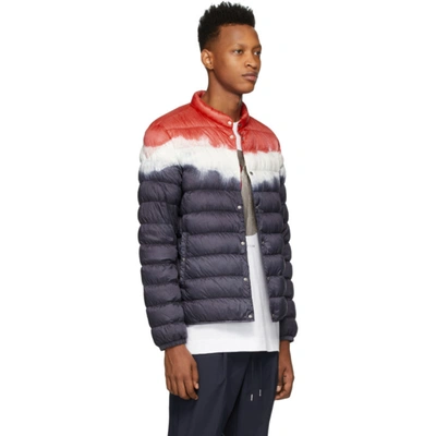 Shop Moncler Navy Down Jupiter Jacket In 776 Navy