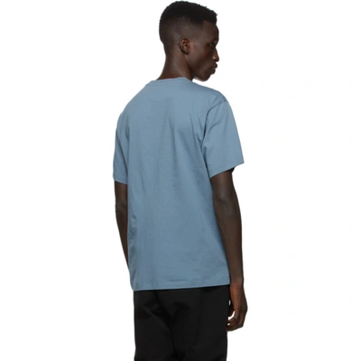 Shop Kenzo Blue Gradient Tiger T-shirt In 67 - Blue
